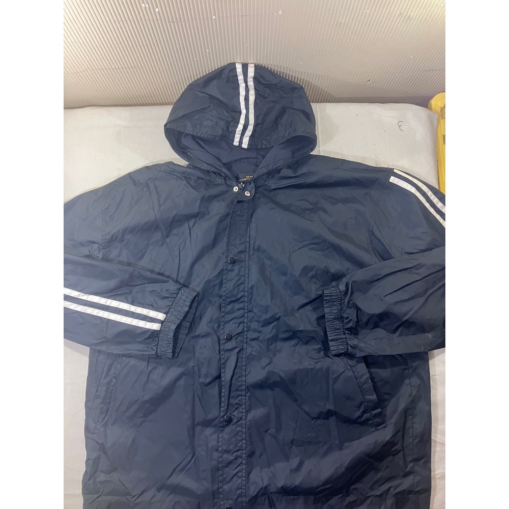 ONLINE‎ Wind Jacket XL Black Athletic Track Jacket Full Zip Hooded